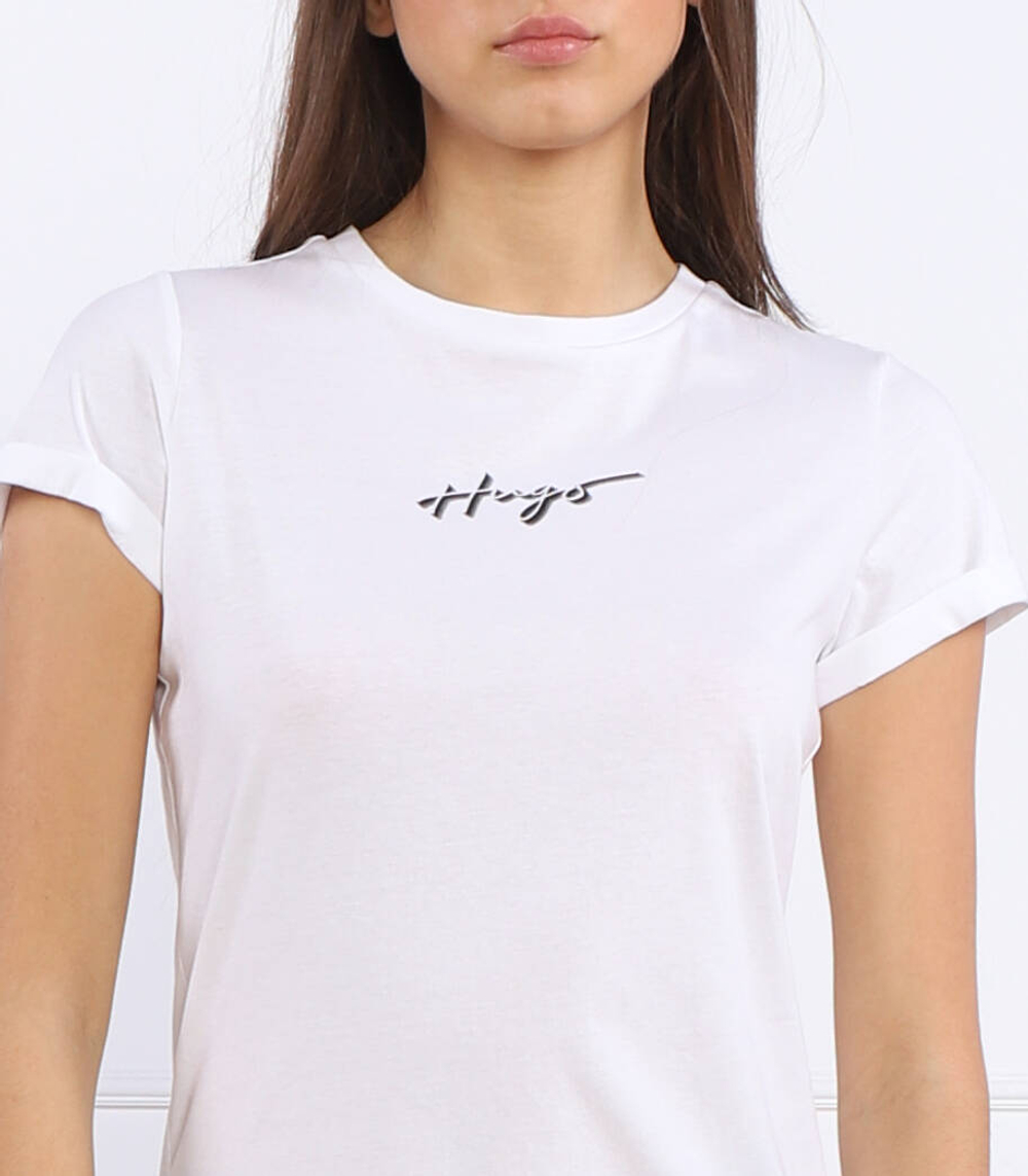 Футболка Slim Tee_3 HUGO - белый(50486327)