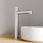 Смеситель для раковины 26к IDDIS AIGSB01i01 "Aiger" высокий, литой, п/гайку, ХРОМ