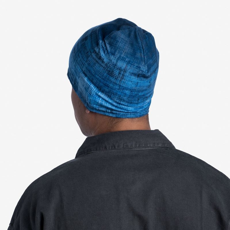 Двухслойная полиэстровая шапка Buff Hat reversible polyester Synaes Blue Фото 5