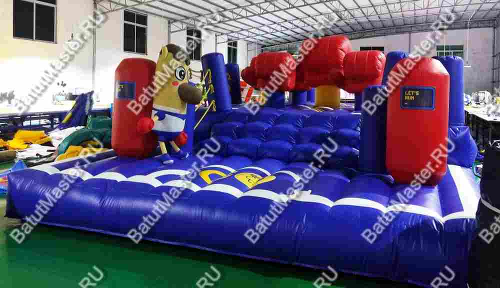 Надувная полоса препятствий "Веселые скачки"