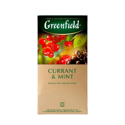 Чай черный Currant & Mint Greenfield 25шт