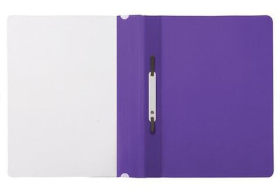 Папка-скоросшиватель А4 100/120мкм,фиолетовая,пластик. (STAFF)