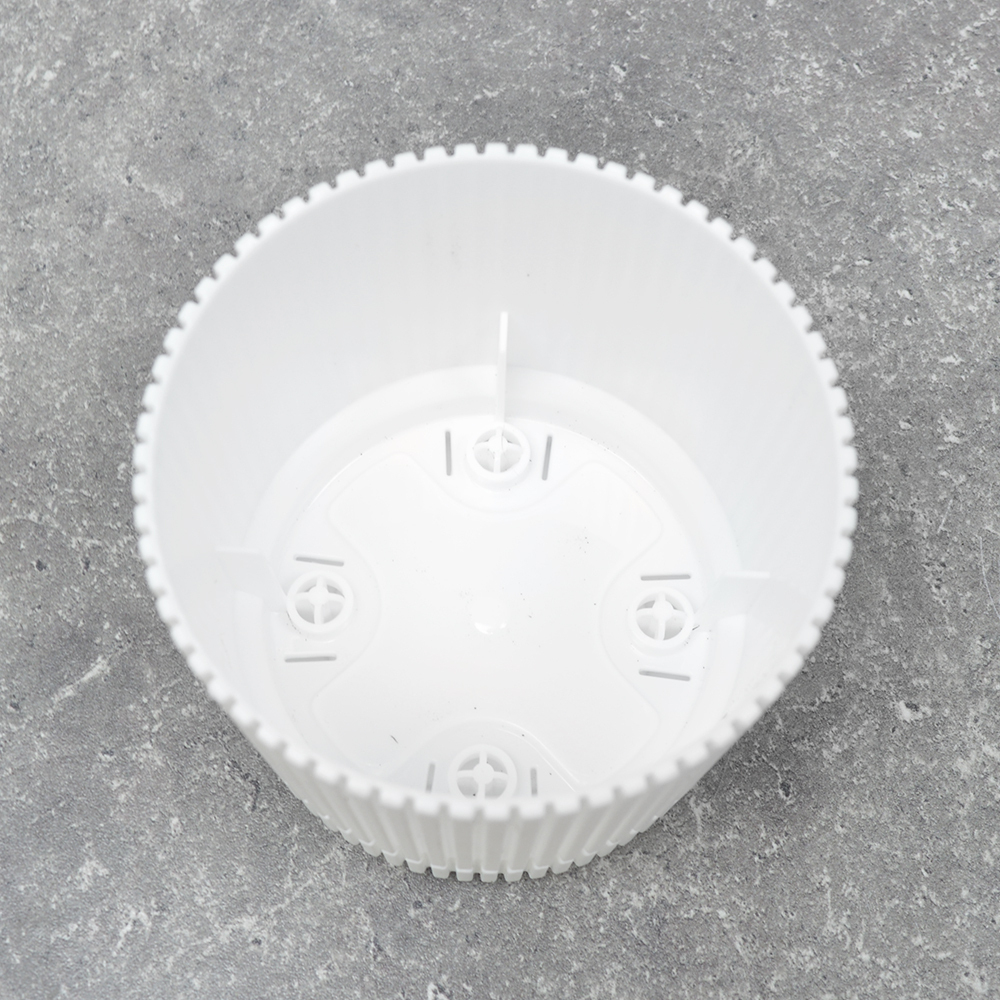 Кашпо Стрип 0,6л d11см с подставкой, белый