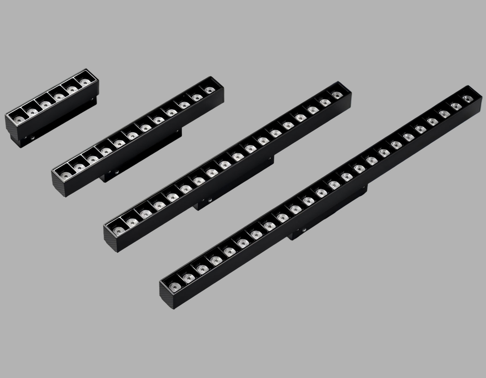 GL4515 BK черный IP20 24W 3CCT 3000-6000K SMART 48V 24° 435*22*25