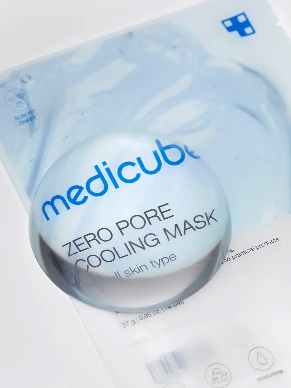Medicube Охлаждающая тканевая маска для сужения пор Zero Pore Cooling Mask 27 гр
