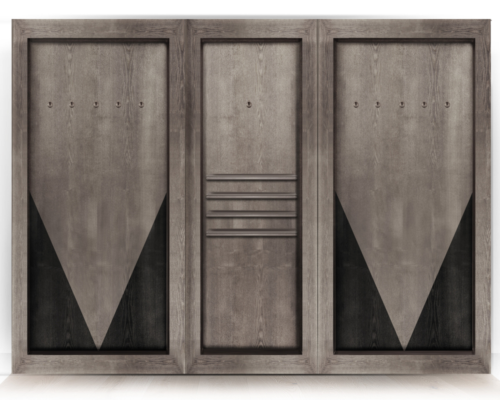 Киевница современная ясень мдф на 10 киев (black-gray)