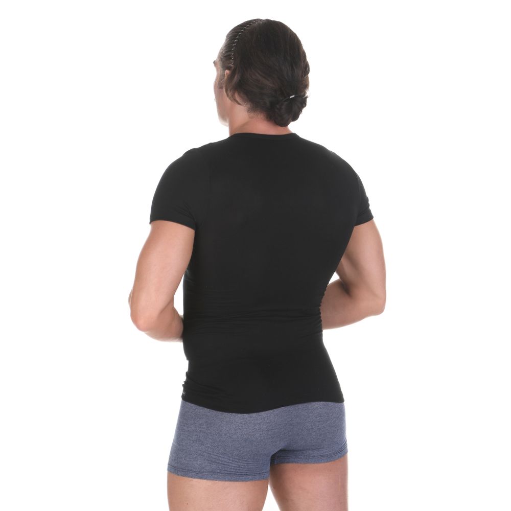 Мужская футболка черная с круглым вырезом BALDESSARINI 90026/6010 9009