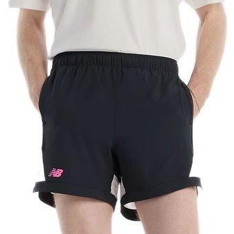 Мужские теннисные шорты New Balance Tournament Novelty - black