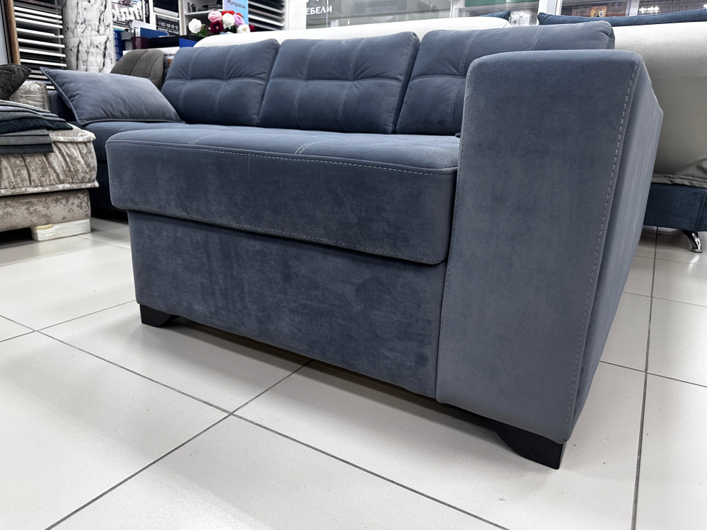 АКЦИЯ!!!Угловой диван Комфорт с длинным подлокотником и большим коробом для белья и спальным местом д2700*1700*1000