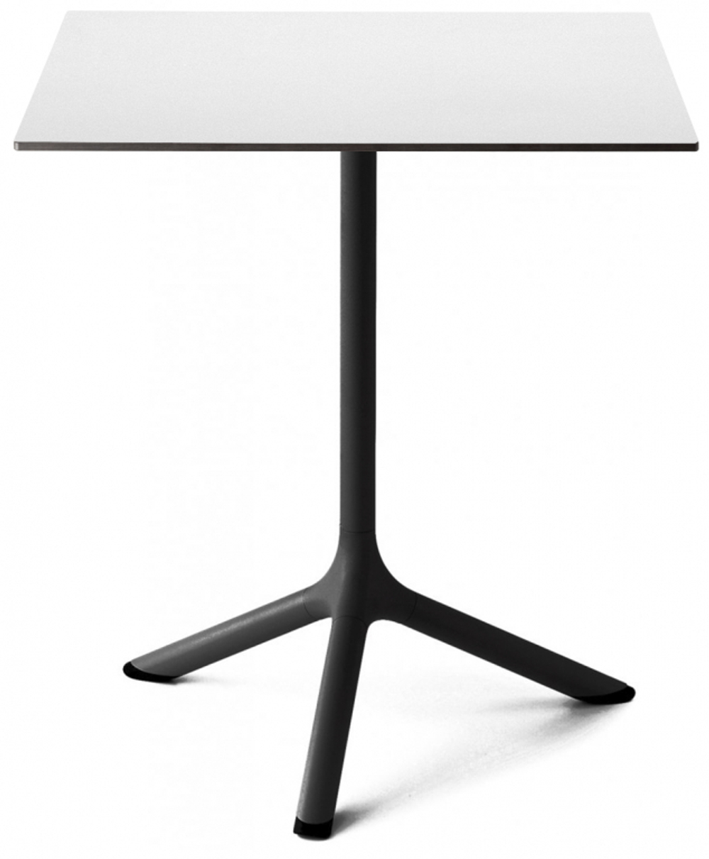 Стол ламинированный обеденный складной Scab Design Tripe Folding, черный, белый