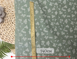 Вареный хлопок ЦВЕТЫ НА ПОЛЫНЬ