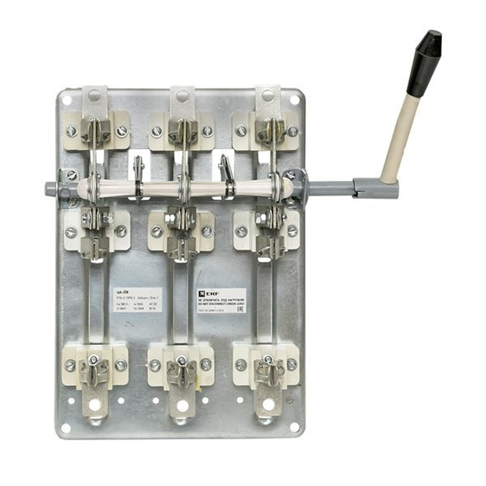 Разъединитель-предохранитель РПБ-2 250А правый привод без ППН EKF Basic
