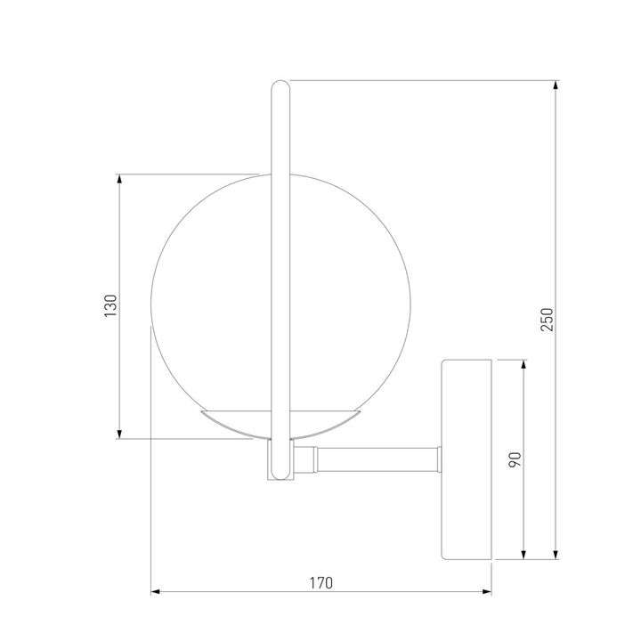 Бра Eurosvet Ringo 50289 золото