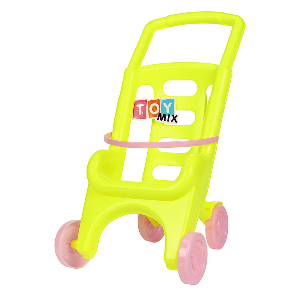 Коляска пластмассовая, желтая RRB-113 (32*28*48 см)