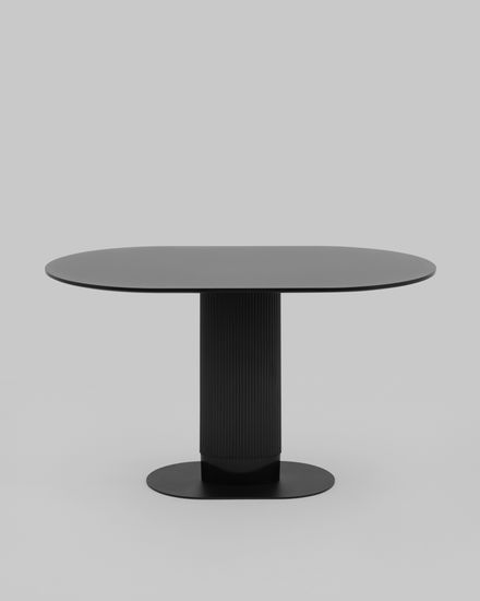 Стол обеденный Snow МДФ 130*80 черный