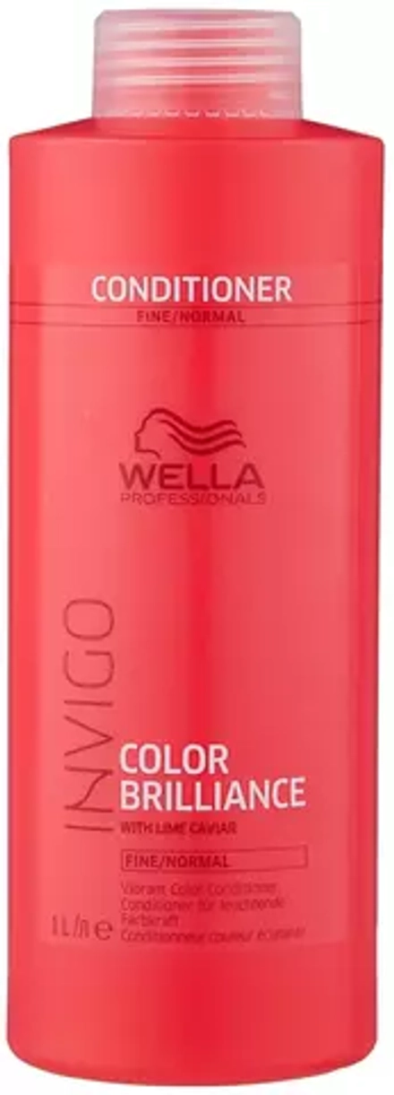 Wella Invigo Color Brilliance Бальзам-уход для защиты цвета окрашенных нормальных и тонких волос 1000 мл