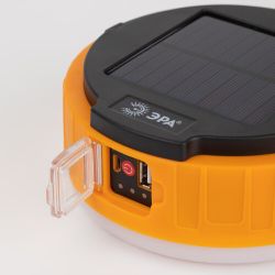 Фонарь кемпинговый светодиодный ЭРА KA-701 Персей аккумуляторный, на солнечной батарее + пульт