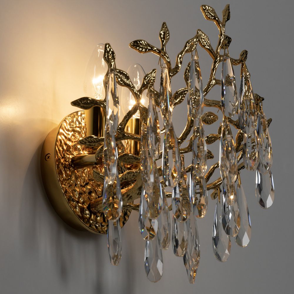 Citilux RITZ CL310022 Бра хрустальное Золото