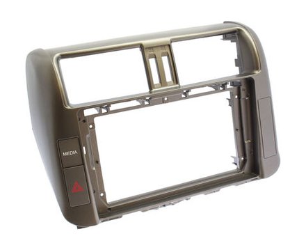 Комплект рамки с разъёмами 9"+can Toyota Prado 150 2009-2013 золото - Car-Smart 7041G