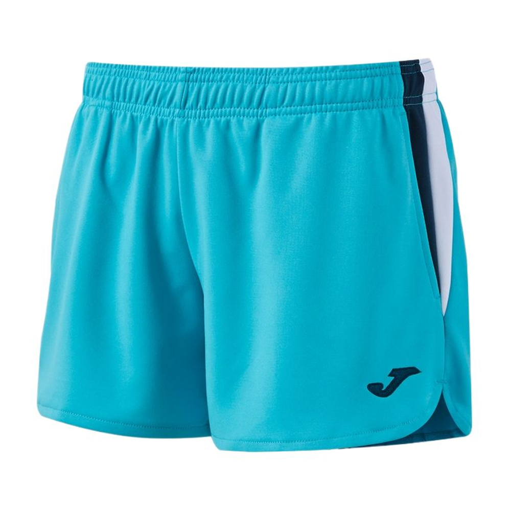 Женские теннисные шорты Joma Terra - turquoise/dark navy