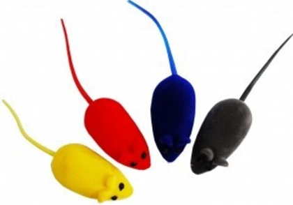 УЮТ Игрушка для кошек Мышь винил с пищалкой, 6 см