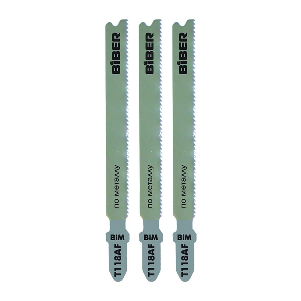 БИБЕР 85278 Полотна п/метал для эл. лобз. 67/1,4 мм Т118AF 3шт---