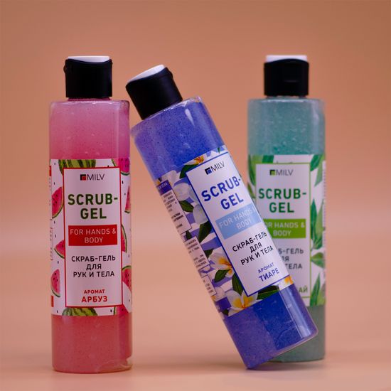 Скраб-гель для рук и тела «Тиаре». 250 мл.