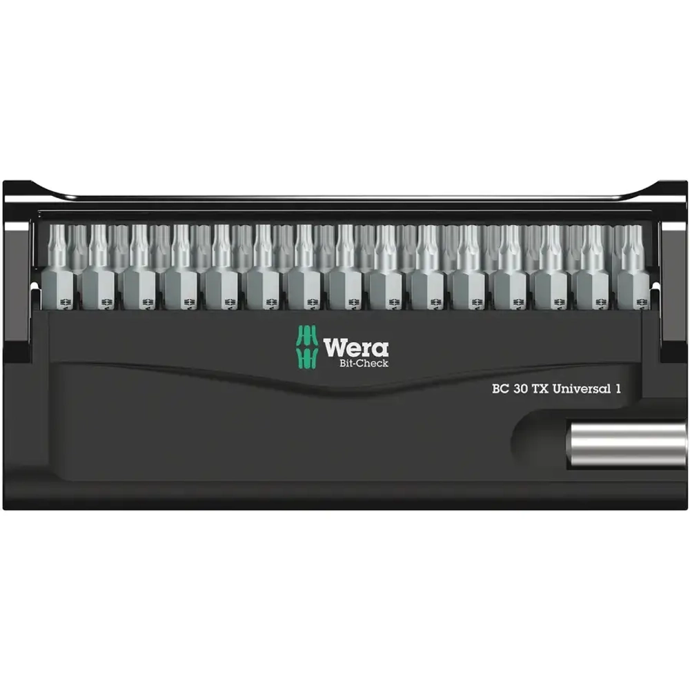 Набор бит Bit-Check 30 TX Universal 1 WERA 05057908001