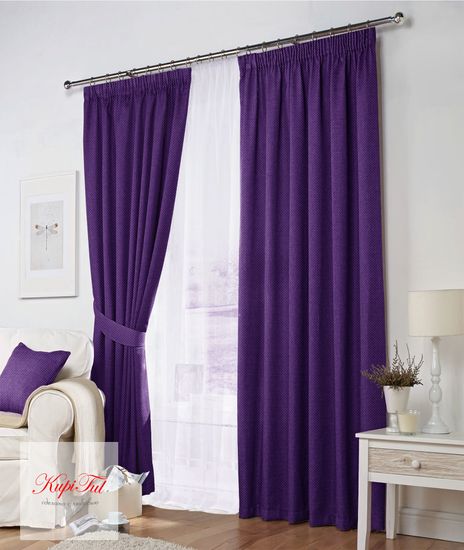 Комплект штор Тоскана (фиолетовый)