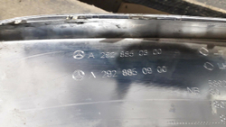 Накладка переднего бампера Mercedes GLE (C292) 15-19 Б/У Оригинал A2928850300