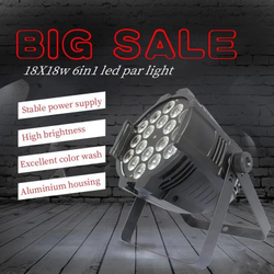 Прожектор светодиодный LED PAR 18x18W RGBWA + UV