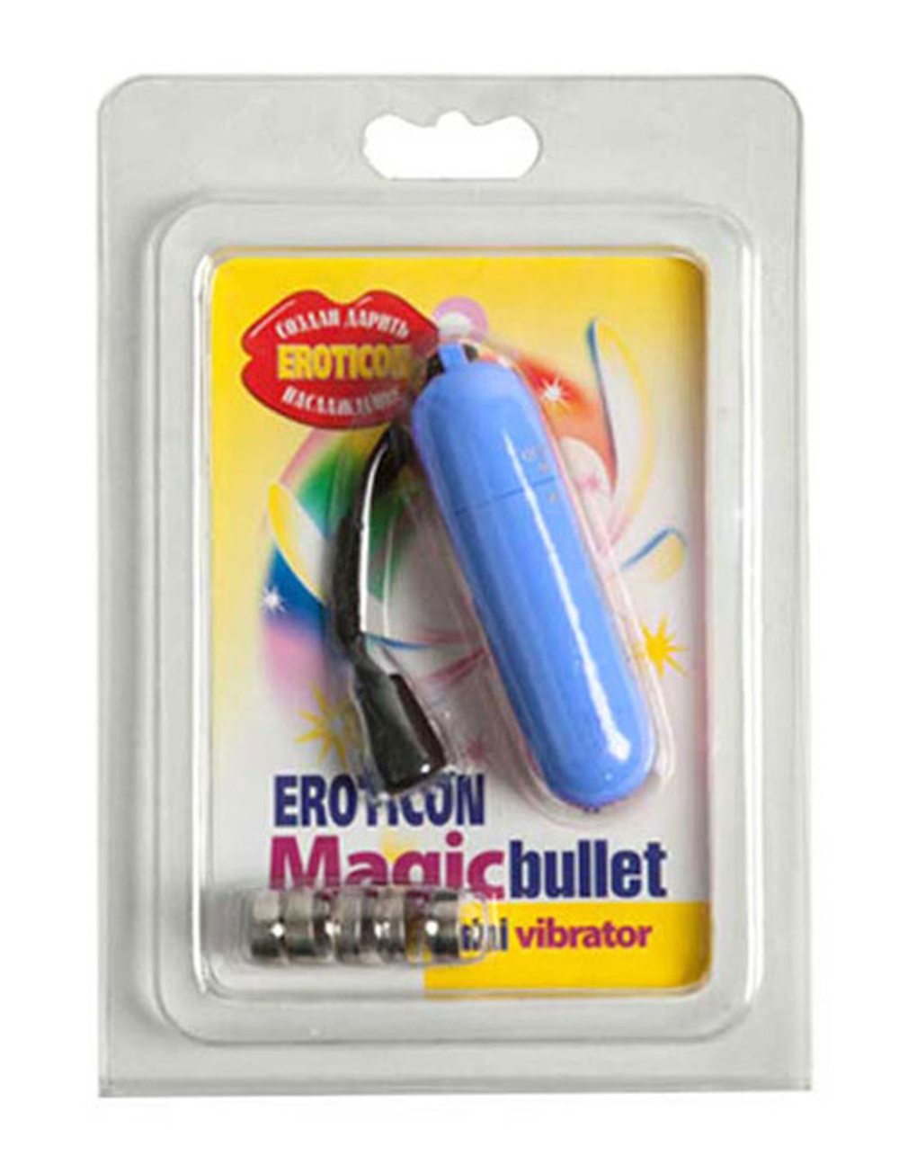 Вибропуля голубая "Magic bullet" (Цвет: голубой)