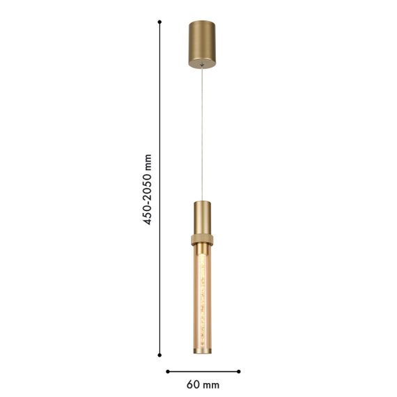 Подвесной светодиодный светильник Favourite Gordon 4718-1P