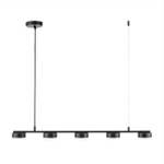 8117/5 COMFI LN25 196 черный, металл Подвесной светильник LED GX53 5*7W 220V TORINA