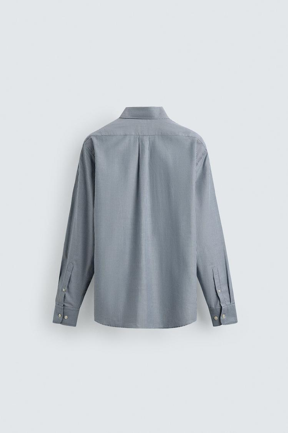 ZARА РУБАШКА В ПОЛОСКУ С КАРМАНОМ, ПОЛОСКИ