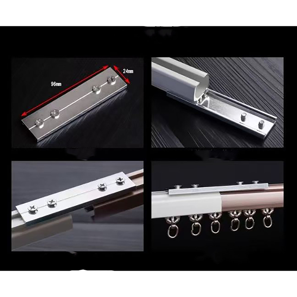 Карниз для штор, алюминиевый, потолочный и настенный монтаж