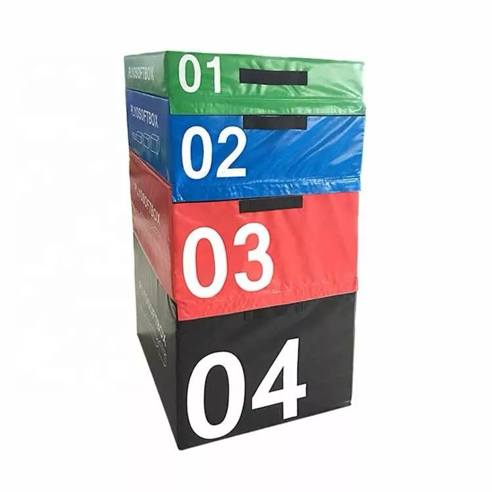 Комплект плиометрических боксов 90х75 высотой 15-30-45-60 см