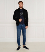 Шерстяной кардиган Avac_FZ BOSS ORANGE - черный(50501750)