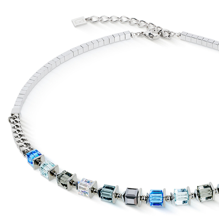 Колье Coeur de Lion Blue-Silver 2100/10-0717