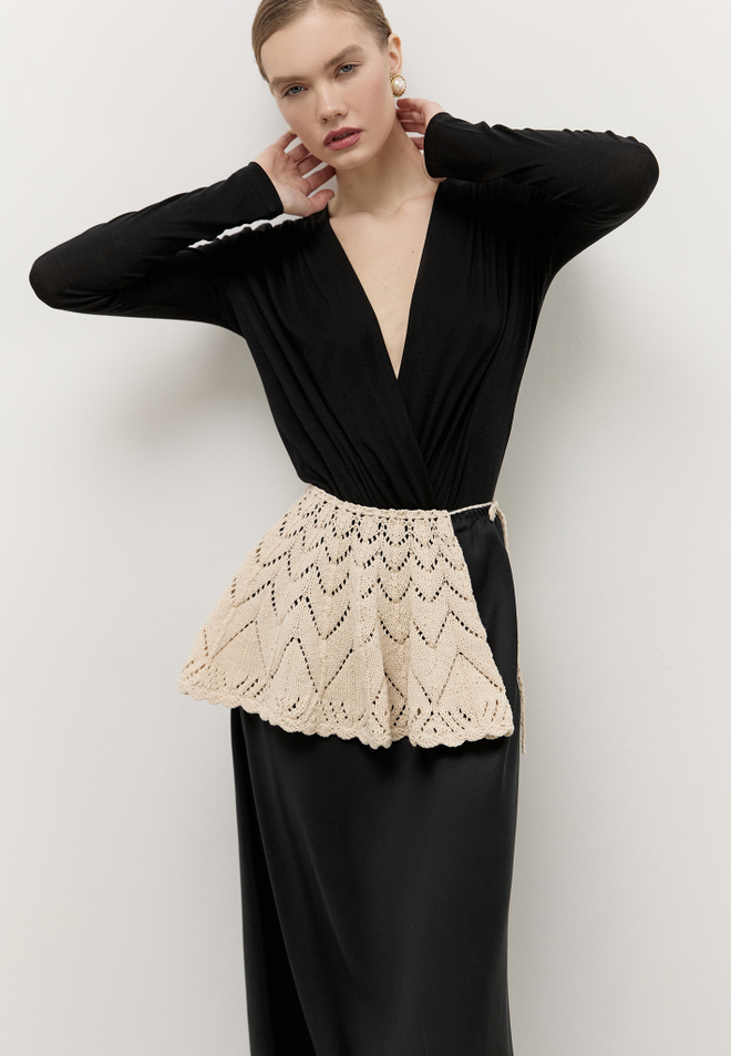 Воротник ажурный