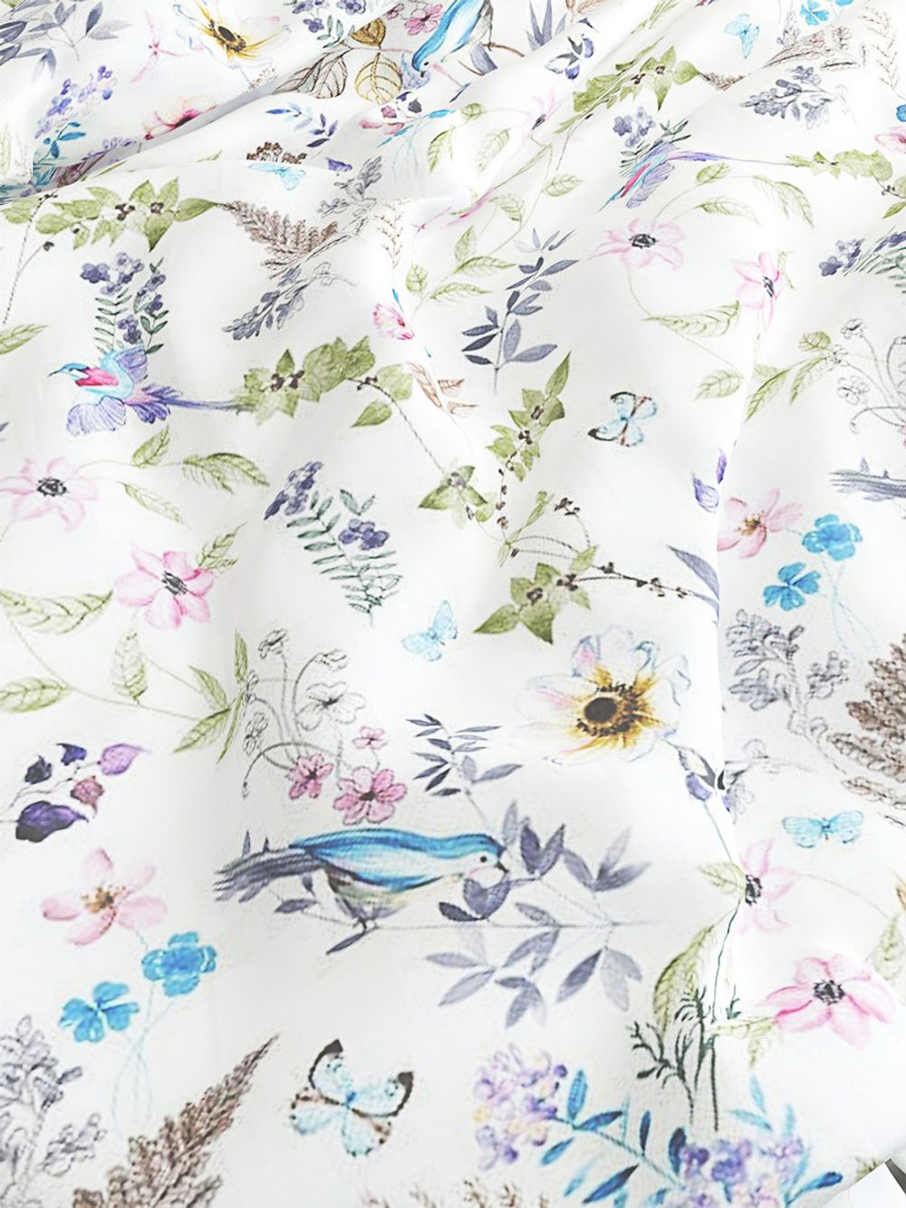 Постельное белье перкаль Сказка "Каролина" 2-спальное Наволочка 70х70 см 2 шт Простынь на резинке 160x200 см Пододеяльник 175x215 см