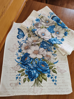 Набор кухонных полотенец, 3 шт , 45х60 см , рогожка