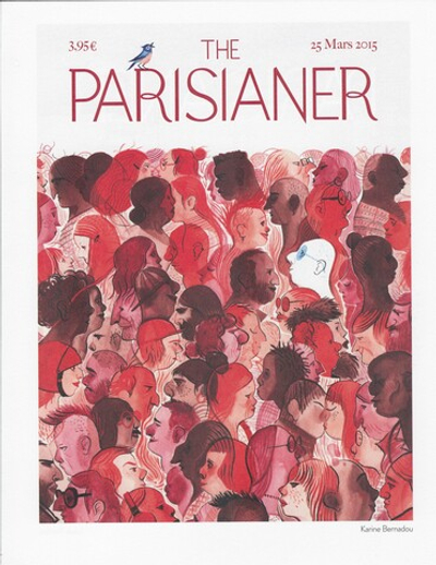Постер журнала The Parisianer 25-03-2015, двойной