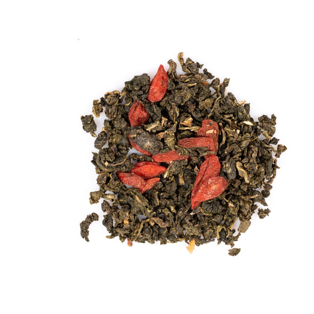 Улун Те Гуань Инь с жасмином и годжи