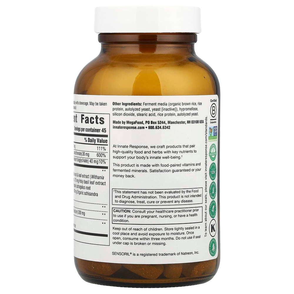 Innate Response Formulas, Adrenal Response ™ Complete Care, 90 таблеток