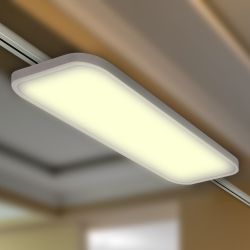 Трековый светильник трехфазный ЭРА STR-31-WB-30K-W45 панель 45Вт 3000К 4000Лм белый | Трехфазные трековые светильники