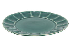 Тарелка обеденная 28см Matceramica Paris бирюзовая