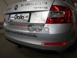 Фаркоп оцинкованный Galia S105C для Skoda Octavia седан/универсал 2013-(паспорт и сертификат в комплекте)(без электрики)