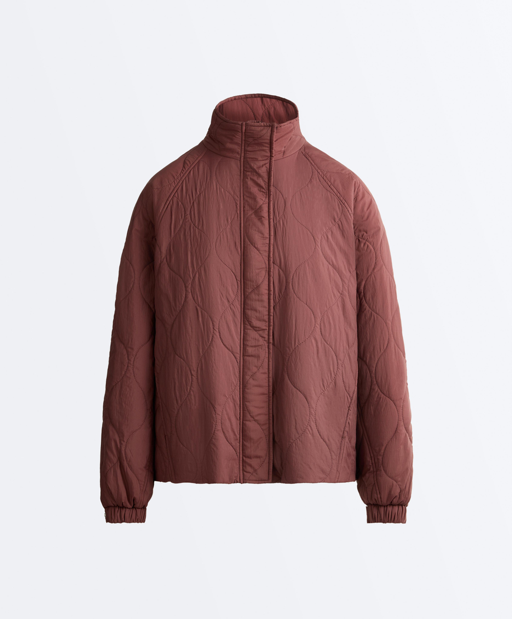 Oysho Водоотталкивающая утепленная куртка FELLEX® AEROGEL, линялый махагон