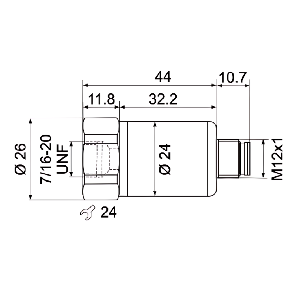 Датчик низкого давления Menerga 0-10 Bar Pressure trans. 520.930S02P00N